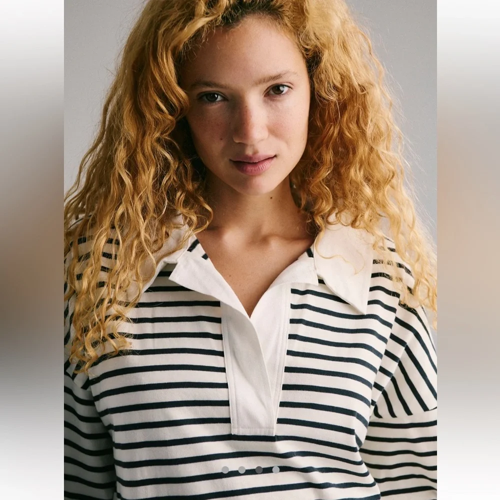 Free people Jaskon Rugby Midi Dress - Picture 2 of 10